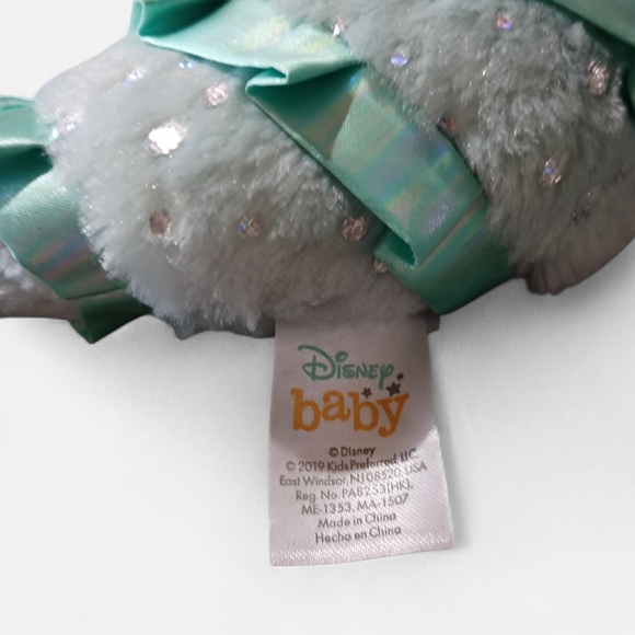 EUC Disney Baby The Little Mermaid Ariel Plush 14" Baby Body Girl Doll Sparkle - Picture 4 of 4